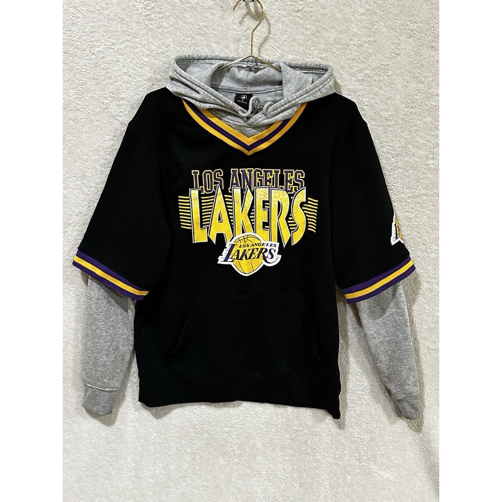 Los‎ Angeles Lakers Official NBA Sweatshirt. Men's Size Medium Pullover Hooded